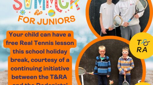 Juniors Welcomed Onto Real Tennis Courts for Free This Summer Holiday Break  - Cover image