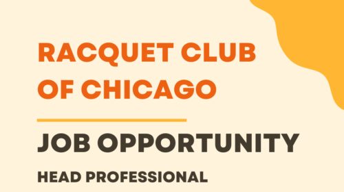 Job Opportunity: Head Professional at The Racquet Club of Chicago  - Cover image