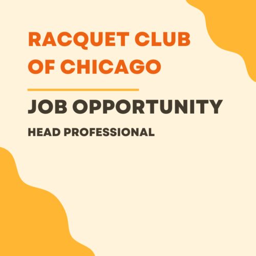 Job Opportunity: Head Professional at The Racquet Club of Chicago  - Cover image